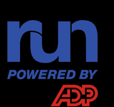 RUN Powered by ADP logo